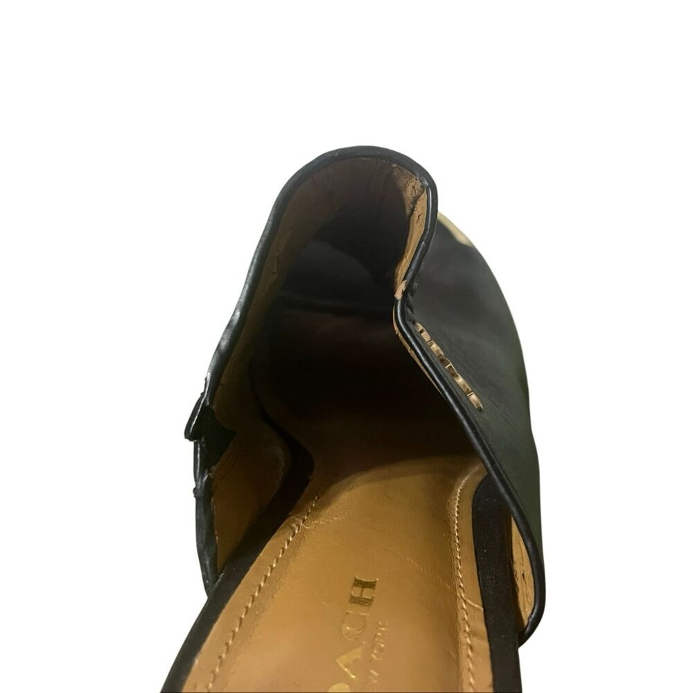 Coach Gayle sandal espadrille wedge open toe slide sz 8.5 - Picture 9 of 10